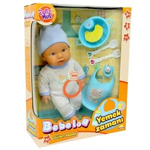 - SUN-SABC-DZM-BEBEK SET BEBELOU YEMEK ZAMANI SESLİ GÜLEN AKS.35CM.2R. 8680863023860