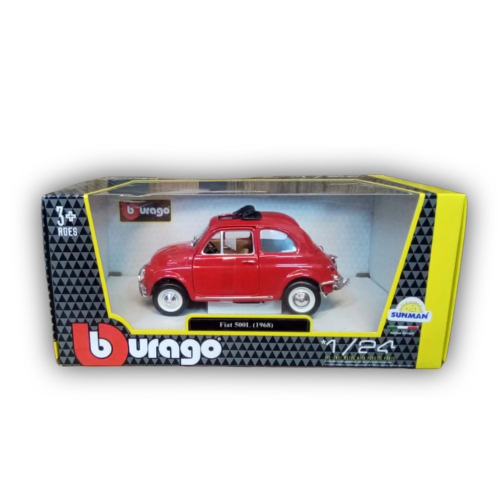 - SUN-BUR-1/24 (B) FIAT 500L 1968 KRMZ. 4893993220991