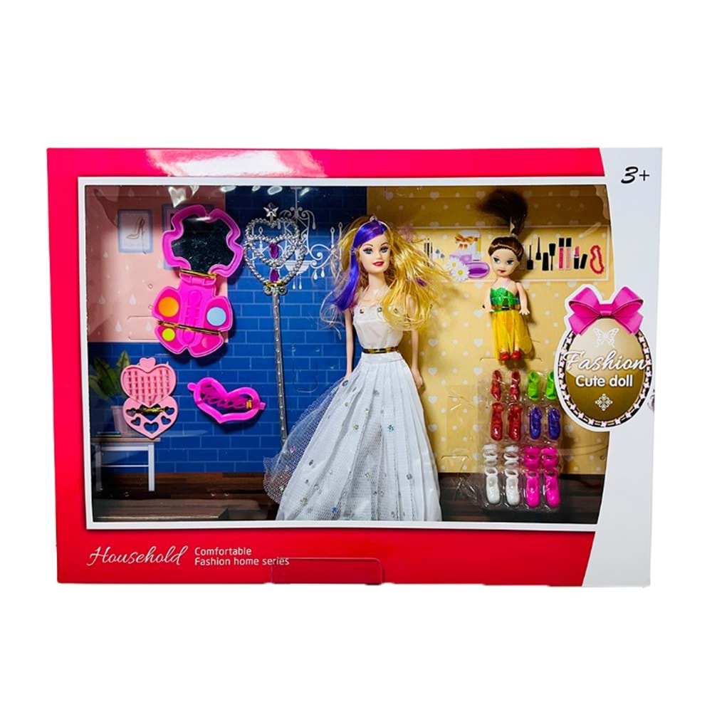 MAKYAJLI BEBEK GELİN SETİ 201C*30