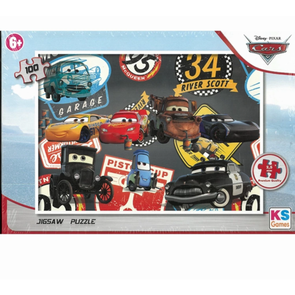 PUZZLE CARS PUZZLE 100 PRÇ CR 714-1 *12