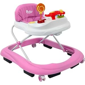 217 LÜKS OYUNCAKLI YÜRÜTEÇ (PEMBE/BEYAZ) 05 0217 01 *5