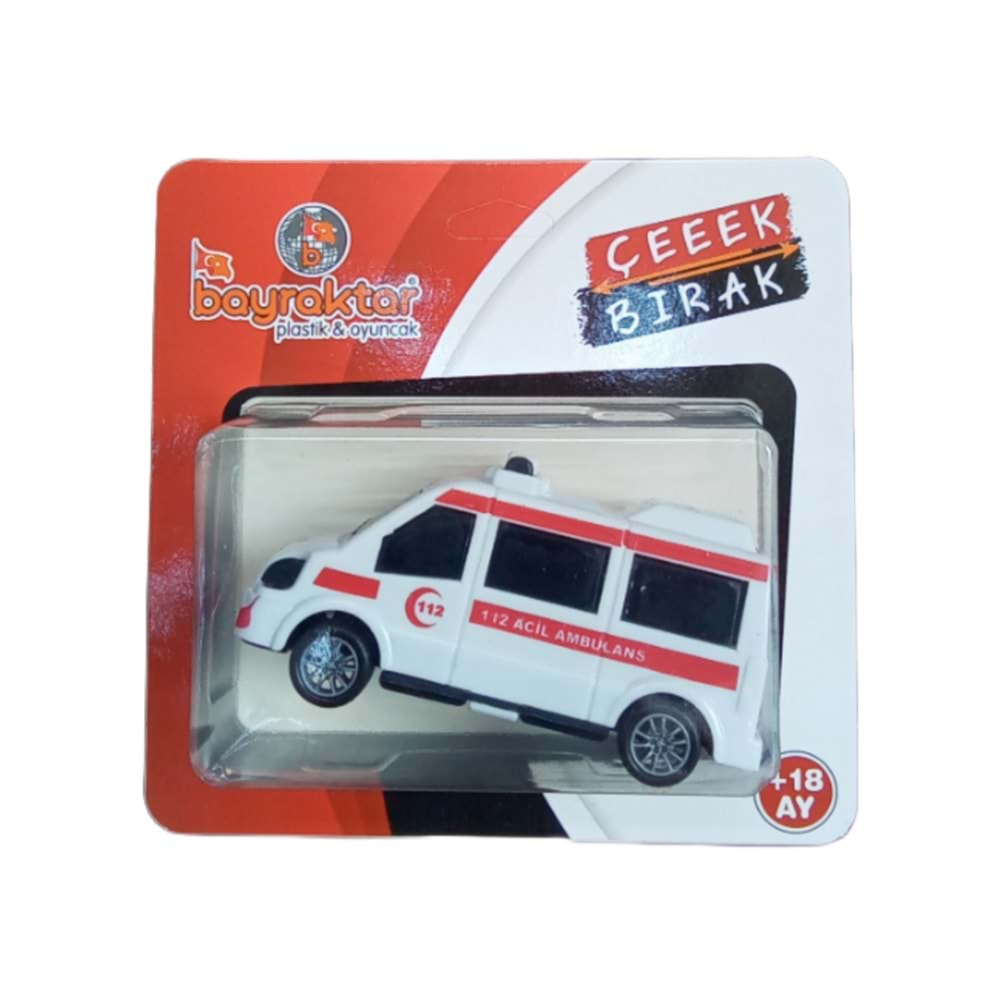 ÇEK BIRAK KARTELA AMBULANS BP-045 *72