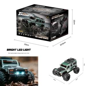 50 KM HIZLI 1:16 ELEKTRİKLİ JEEP ARAÇ G2201-A/B *4