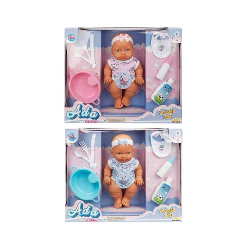 - SUN-SABC-DZM-BEBEK SET ADA YEMEK SETİ SAÇSIZ SESLİ GÜLEN AKS.23CM.2A.BYK. 8680863031650