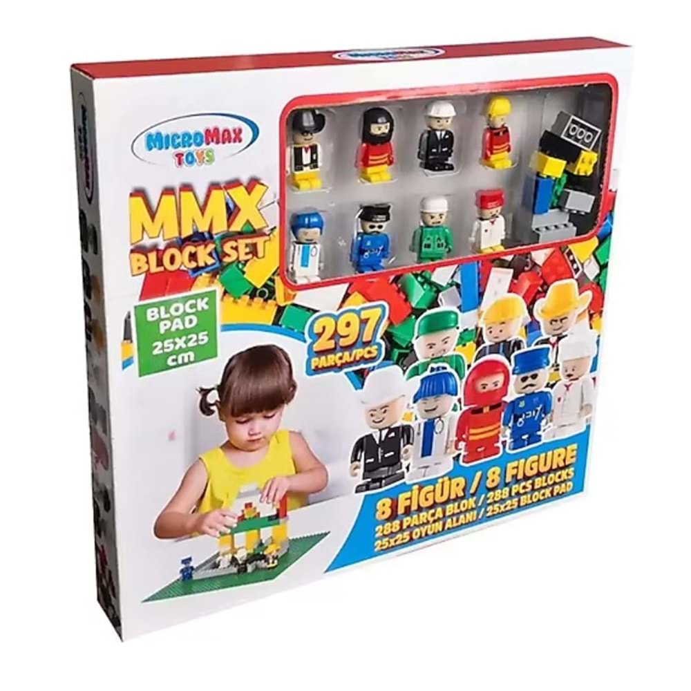 MMX 297 PRÇ+8 FİGÜR+1 PLAKA KUTULU 02-036 *6