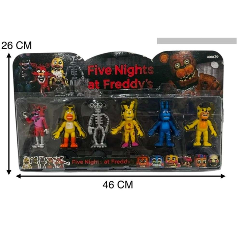 FİVE NIGHTS FREEDY SET 6 LI 5382A/A1603 *60