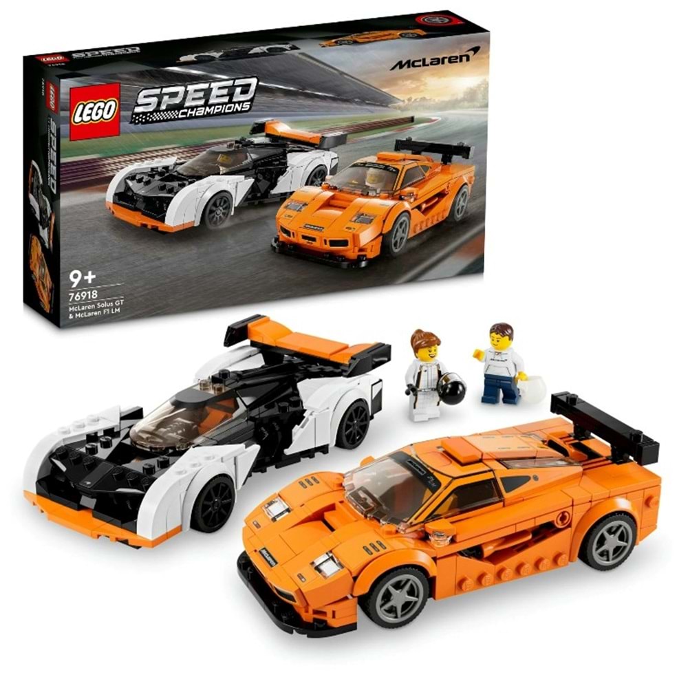 LEGO SPEED CHAMPİONS MCLAREN SOLUS GT VE MCLAREN F1 LM ADE-LSR76918