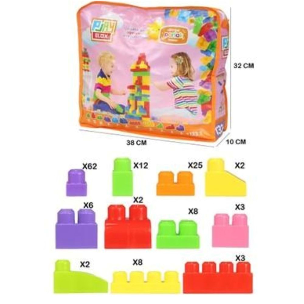 PLAYBLOX BLOCK SHINE 133 PCS ÇANTALI 2984 *6