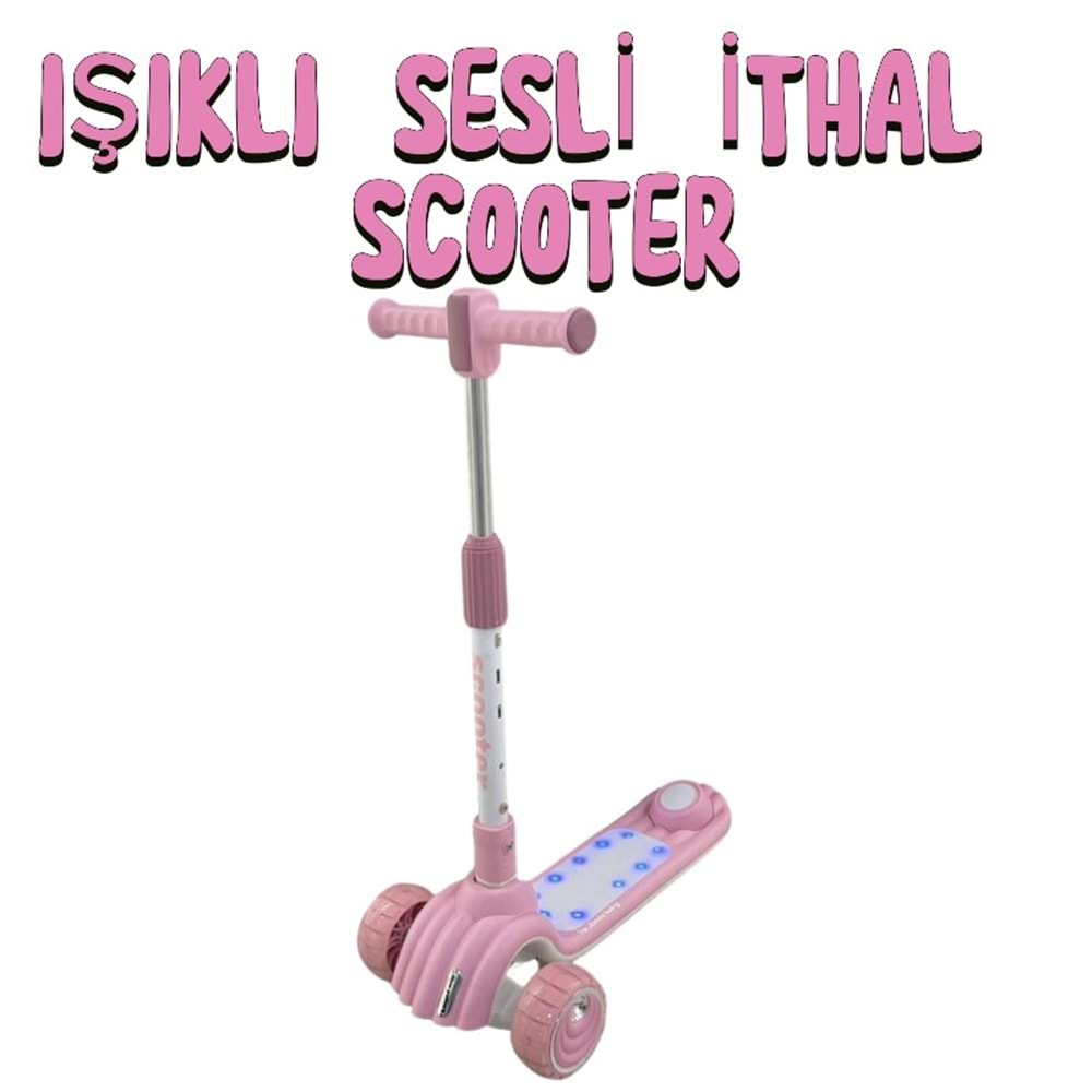 KUTULU 4 RENK SESLİ SCOTER KM620 *6
