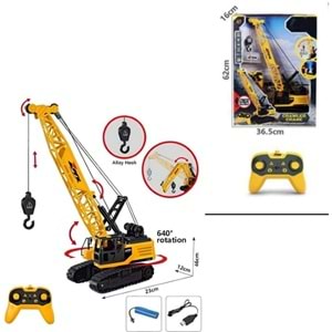 UZAKTAN KUMANDALI ŞARJLI VİNÇ DUMAN ÇIKARAN Z6804A *6