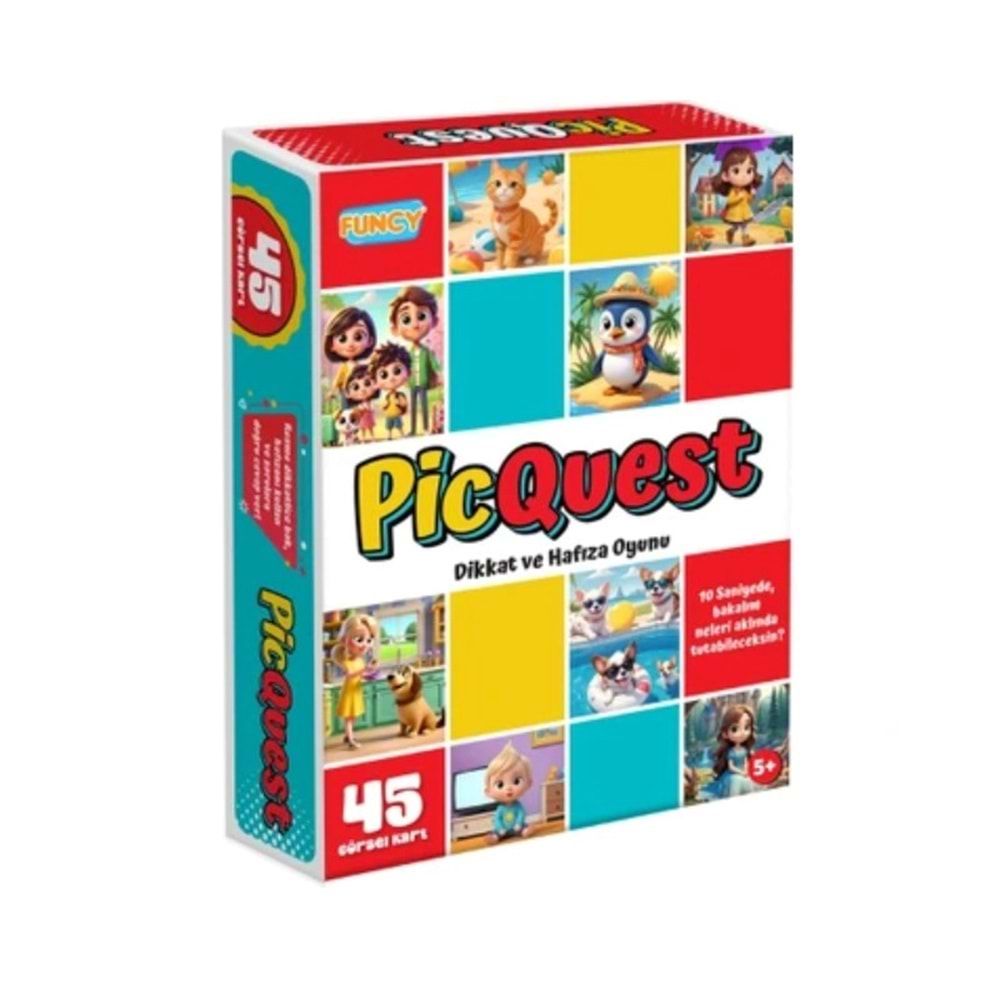 FUNCY PİSQUEST DİKKAT VE HAFIZA OYUNU CG085 *12