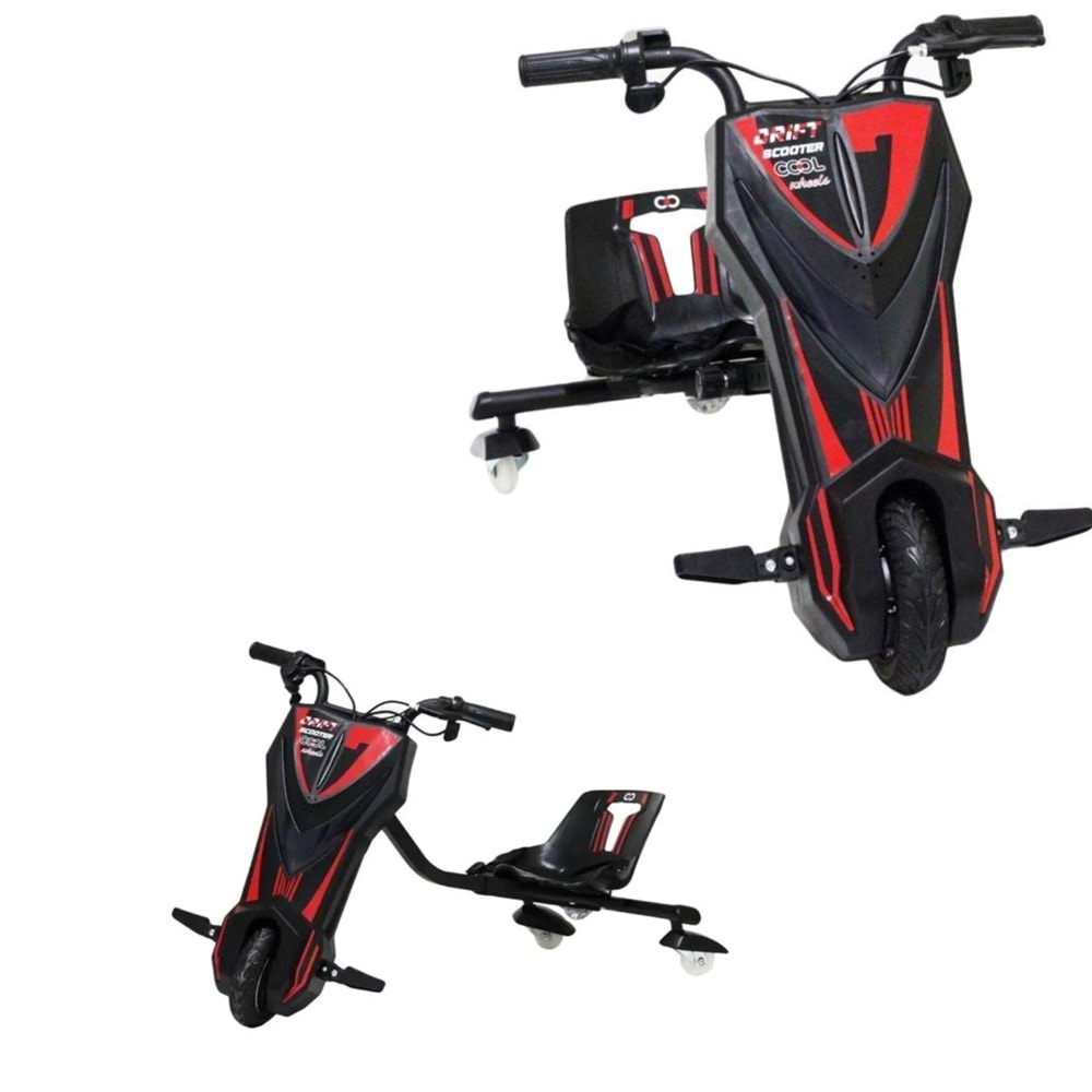 COOL WHEELS ŞARJLI DRİFT SCOTER (KIRMIZI) FR60126 *1