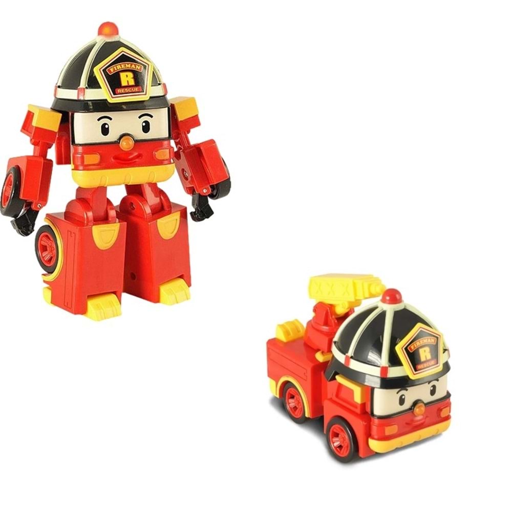 ROBOCAR POLİ TRANSFORMİNG ROBOT FİGÜR- ROY MRT-0652 *12