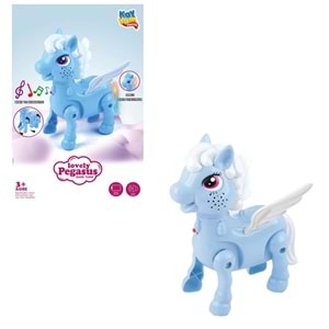 YÜRÜYEN PİLLİ AT-MAVİ 2571 *36