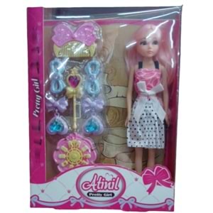 ATİNİL PRETTY GİRL AKSESUARLI BEBEK KMB-925 *48