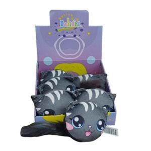 PELUŞ KUYRUKLU SQUSIHY KEDİ GRİ 290601 *36