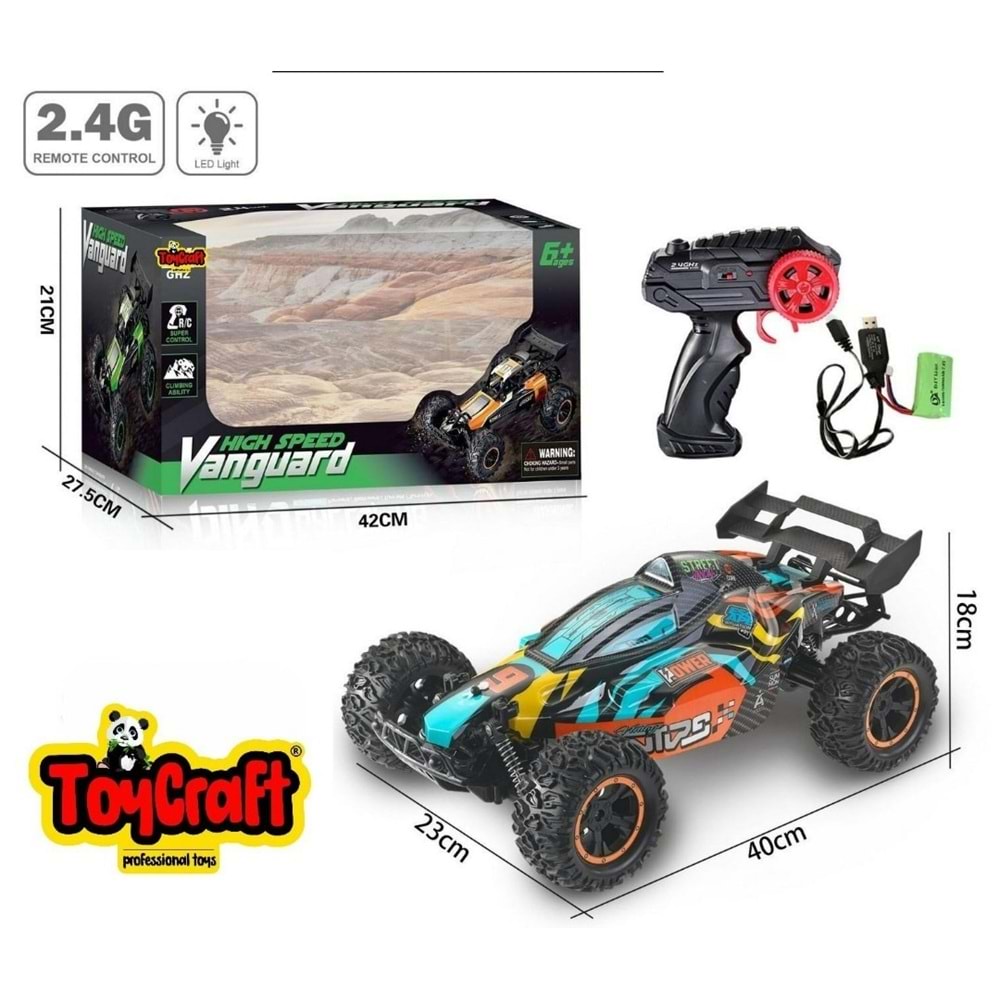 TOYCRAFT 15KM/H 1:10 KUMANDALI DEV OFF-ROAD ARABA *6 9010-7F