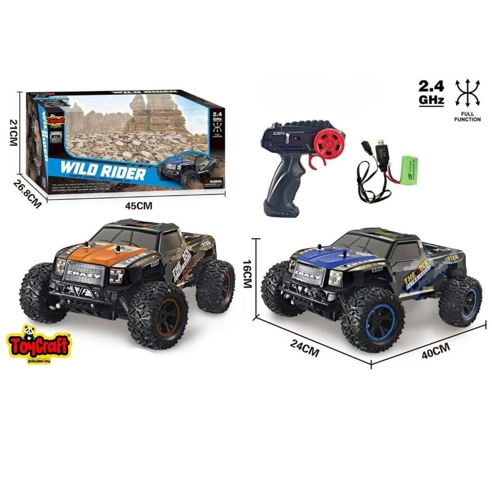 TOYCRAFT 15KM/H 1:10 KUMANDALI DEV OFF-ROAD ARABA *6 9020-3F