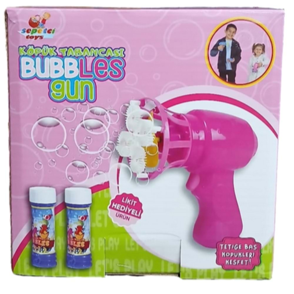 KUTULU PİLLİ KÖPÜK TABANCASI ORTA BOY PEMPE 946 *56