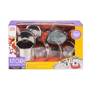 METAL YEMEK SETİ 666-B8 *12