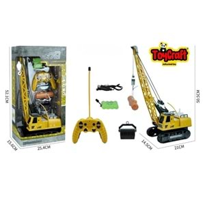 TOYCRAFT 12 KANAL ŞARJLI UZ. KUM. VİNÇ DEV BOY *8 8062E