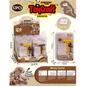 TOYCRAFT DİSPLAY 12Lİ FOSİL ARAMA SETİ * 120 KL-101