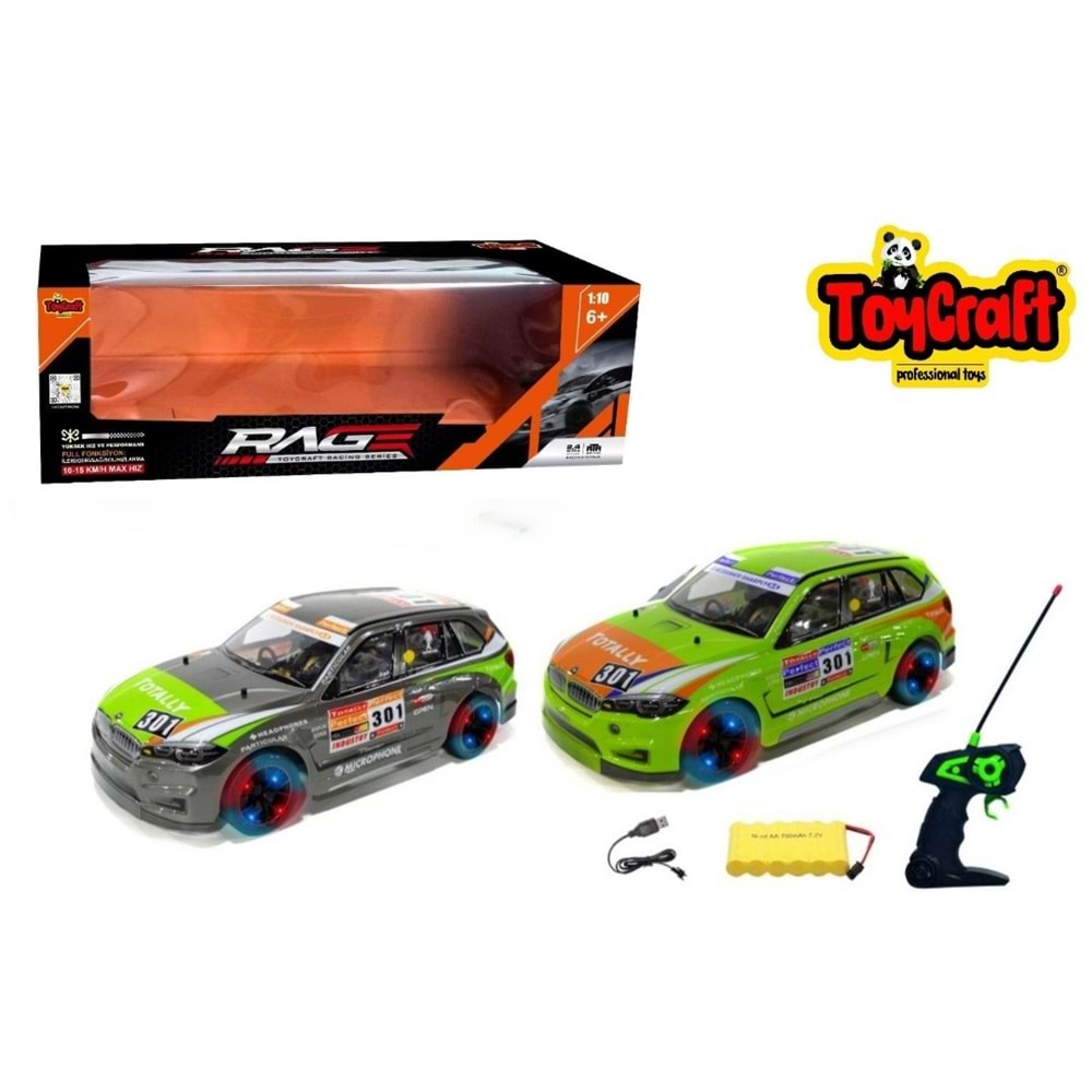 TOYCRAFT UZK RACİNG ARABA SERİ 1.10 10-15KM/H ESD998-42A *8