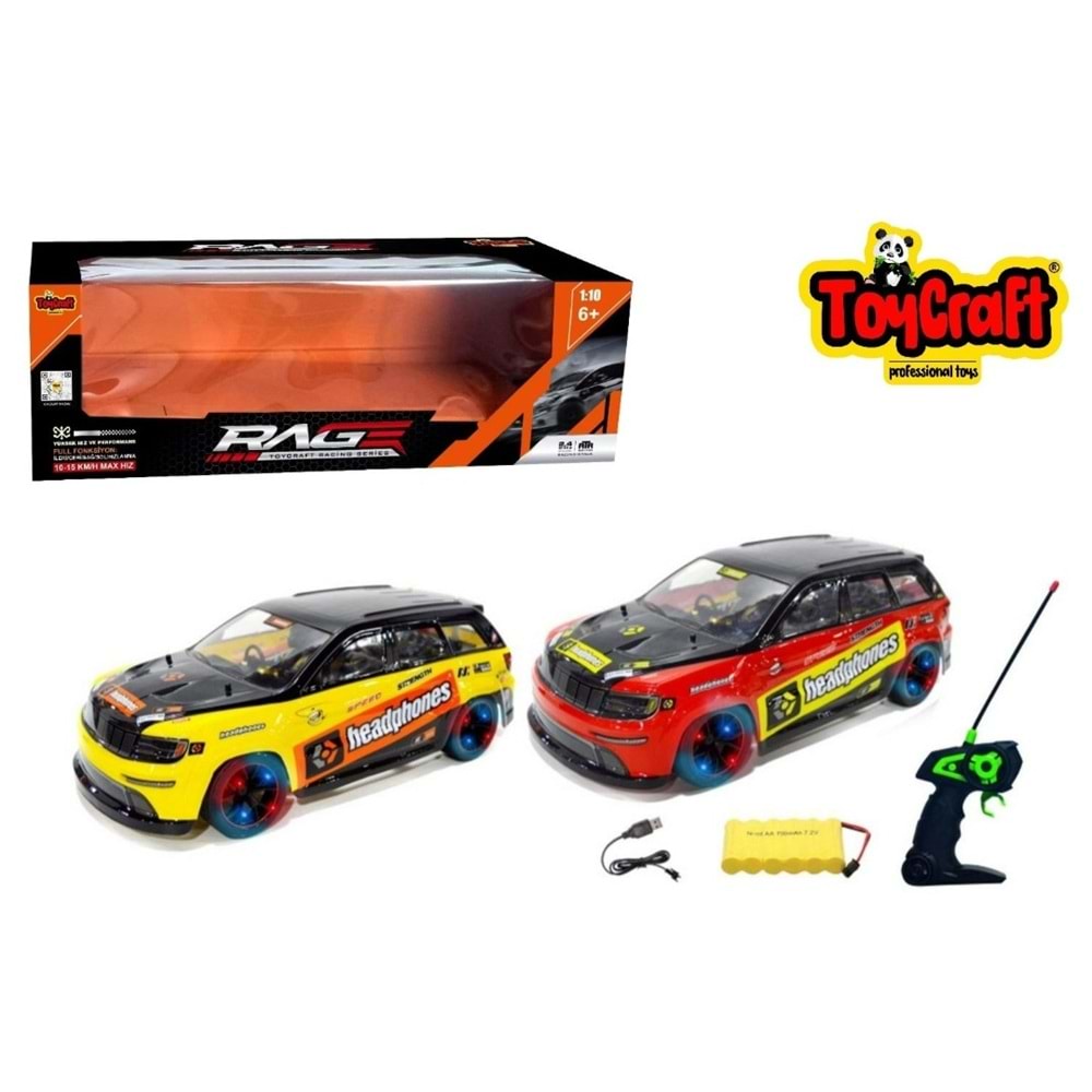 TOYCRAFT UZK RACİNG SERİ ARABA 1.10 10-15KM/H ESD998-43A *8