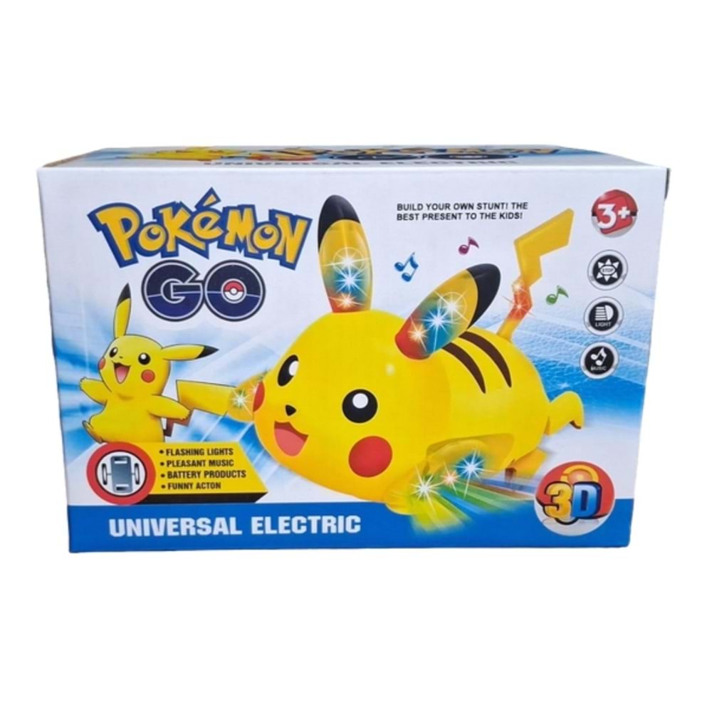 PİLLİ IŞIKLI SESLİ PİKAÇU DL-308 *96