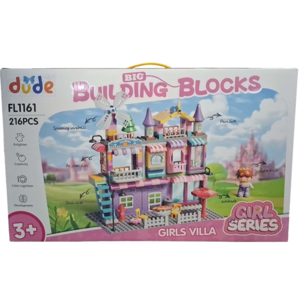 Seher 216 Parça Monte Edilebilir Yapı Seti FL1161