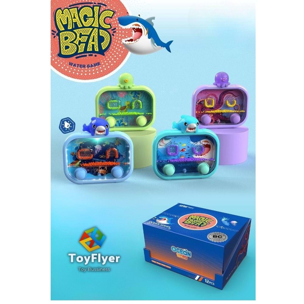 IŞIKLI SU OYUNU SHARK&AHTOPOT 12 Lİ PKT 2586BC-K12 *108