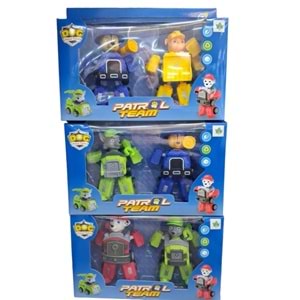 PAW POTROL 2 Lİ ROBOT OLAN YB188-132Y *42