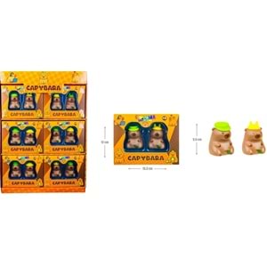 2,Lİ KAPİBARA 12 Lİ PAKET STANDLI 1973 *144