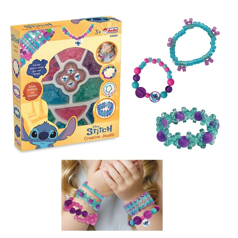 STITCH TEKLİ KUTULU TAKI SETİ 04083 *16
