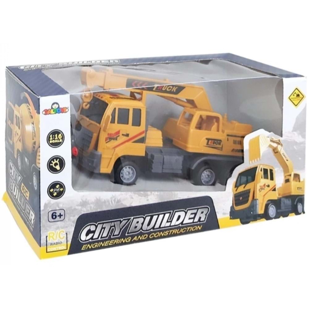 UZK ŞAJLI VİNÇLİ KAMYON 1:16 797-34 *12