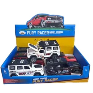 FURY RACER MÜZİKLİ SÜRTMELİ JEEP BC-1AA *72