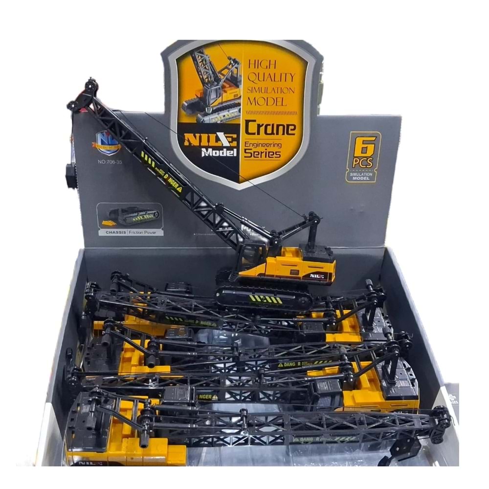 SIMULATION MODEL CRANE METAL VİNÇ 706-35 *72