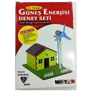 GÜNEŞ ENERJİSİ DENEY SETİ EV MODELİ MSY-29 *40