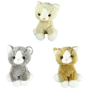 PELUS 23CM 3 ASORTI OTURAN KEDI PB31184-22 *72