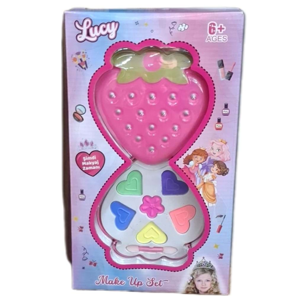 ÇİLEKLİ KUTULU MAKYAJ SETİ LMN218 *84