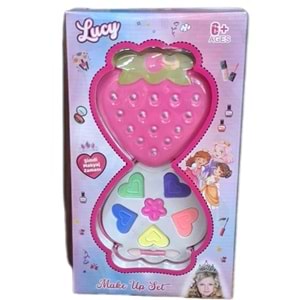 ÇİLEKLİ KUTULU MAKYAJ SETİ LMN218 *84