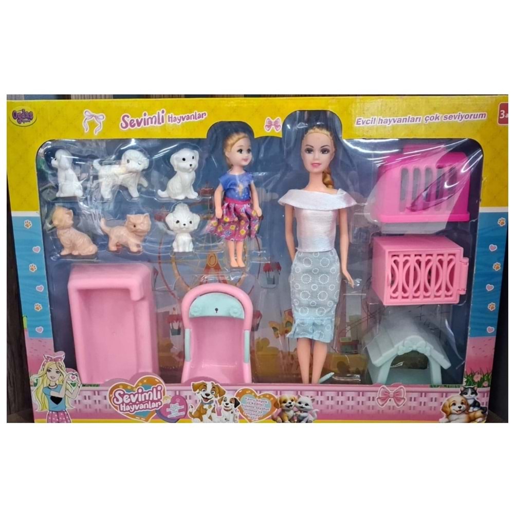 KUTULU BEBEKLİ PATİ DOSTLARIM VE AKSESUARLARI 02463*12