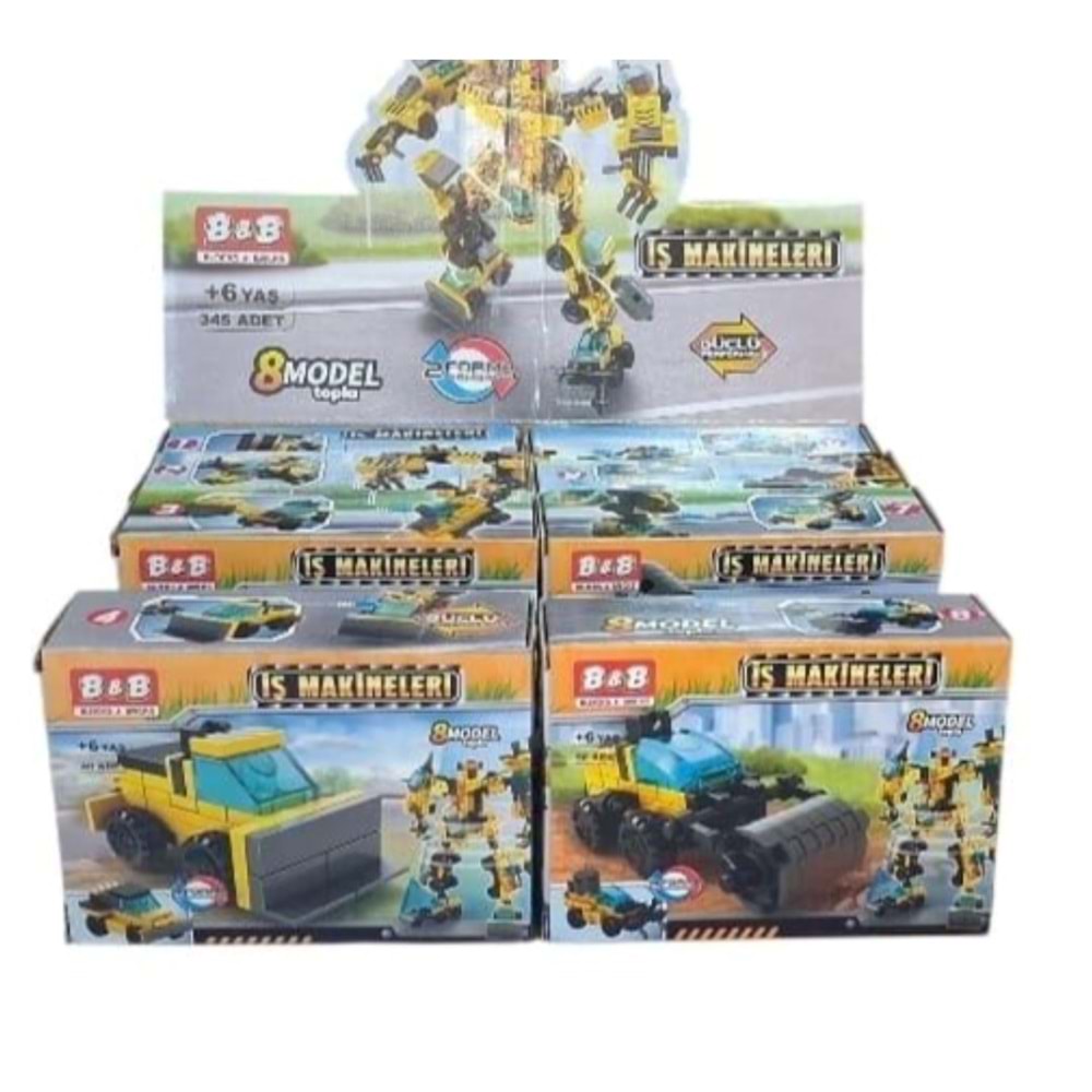 LEGO İŞ BAKİNELERİ 40 PARÇA 8615-1-2-3-4-5-6-7-8 *144