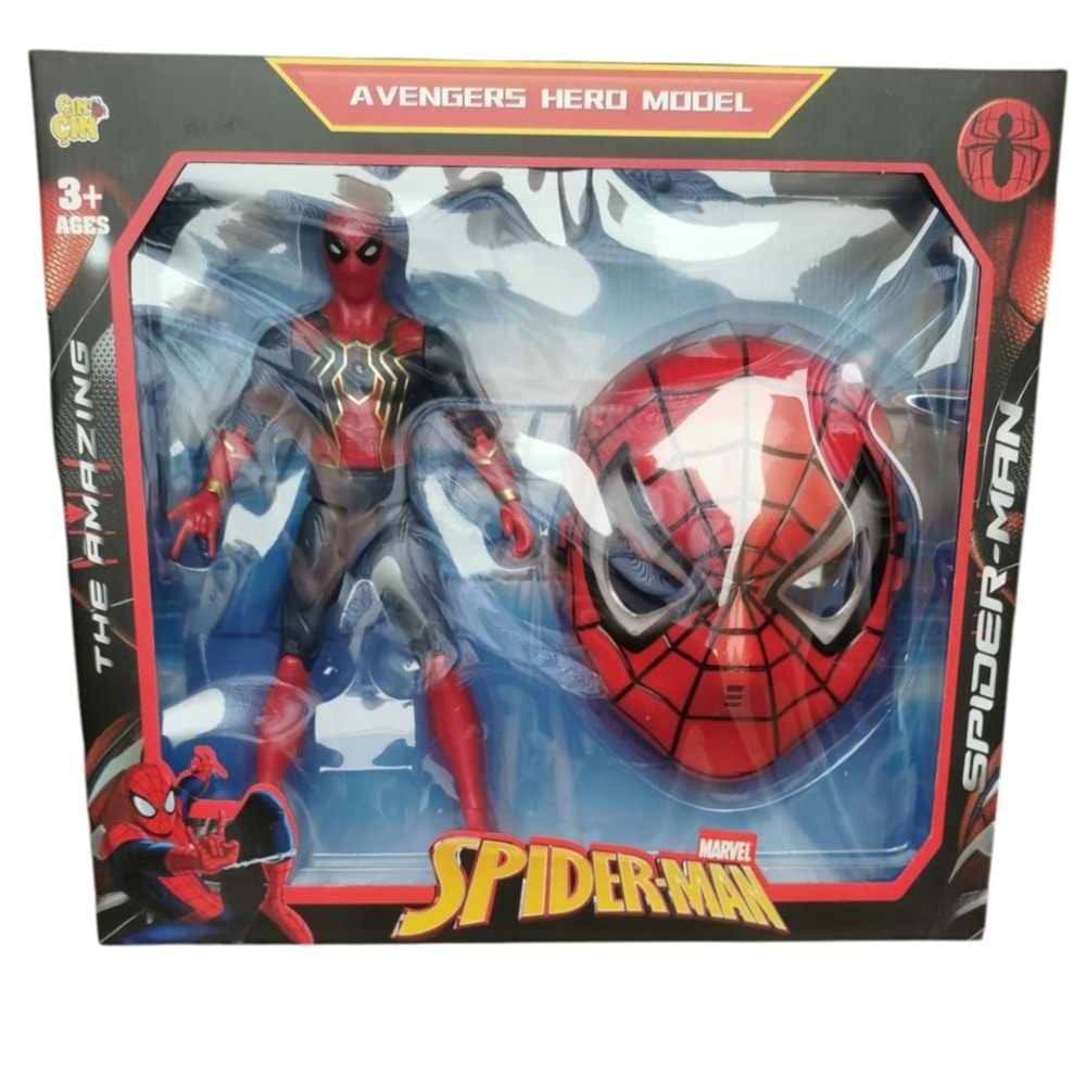 KUTULU MASKELİ SPIDERMAN SET FAB.2086 *24