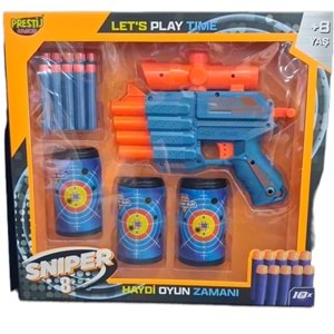 KUTLU 3-LÜ HEDEFLİ SNIPER-8 DART ATICI FAB.5707 *36
