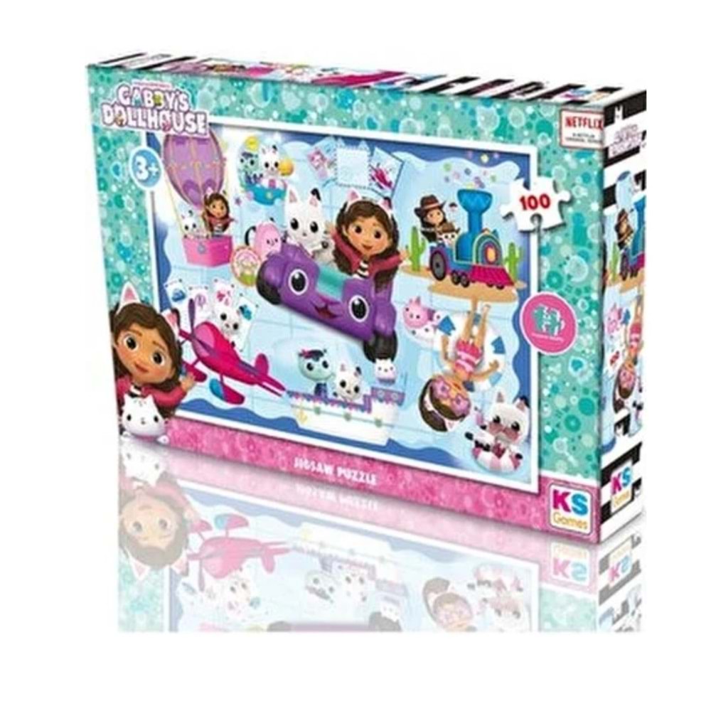 GABBYS DOLLHOUSE PUZZLE 100 PRÇ. GB 714*12