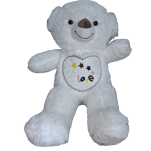 PELUŞ SALAŞ AYICIK LOVE İŞLEMELİ KALP 70 CM POL-1085 *40