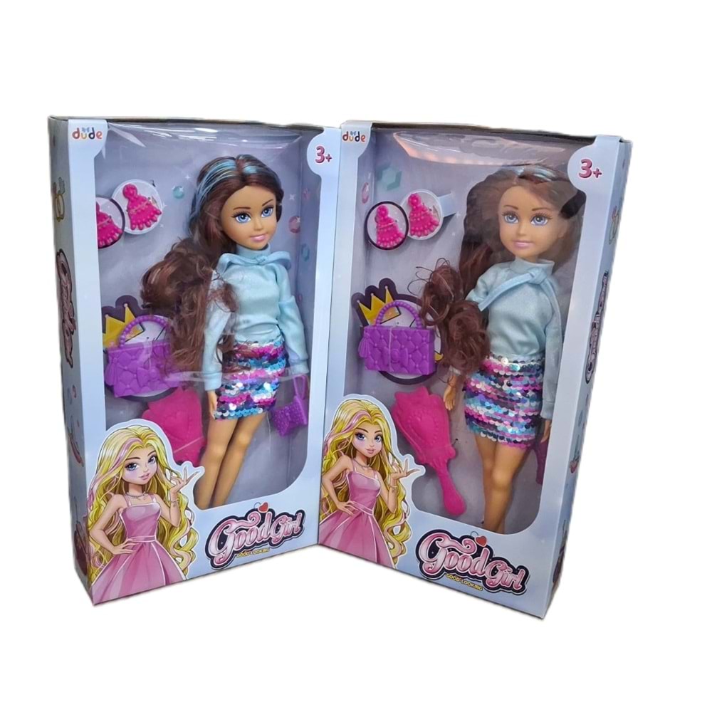 KUTULU BEBEK GOOD GİRL ESMER PARLAK ETEKLİ SF40679 *12