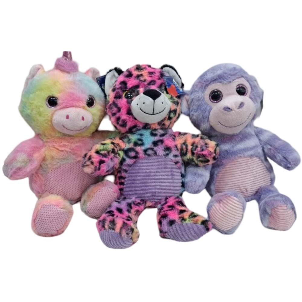 PELUŞ 38 CM RENKLİ ASORTİ PL50116 *40