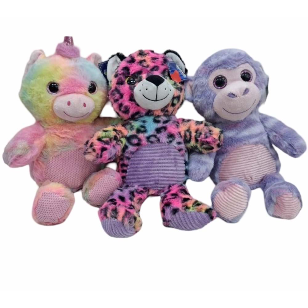 PELUŞ 38 CM RENKLİ ASORTİ PL50116 *40